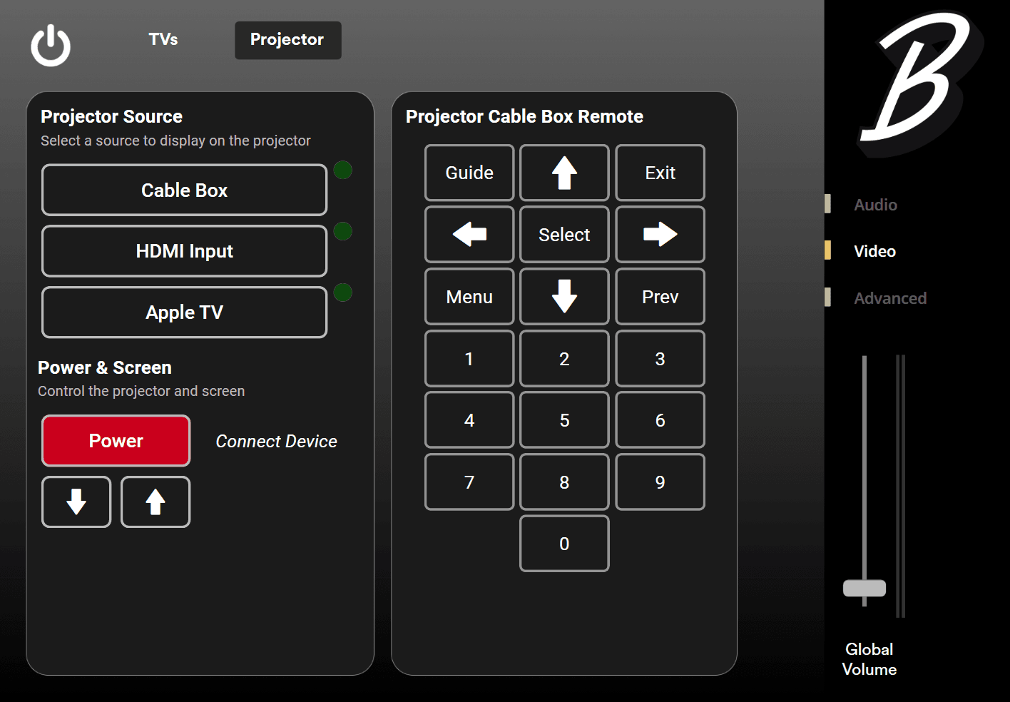 Backyard - Sports Bar, Live Event & Entertainment Venue touch panel interface, image 4