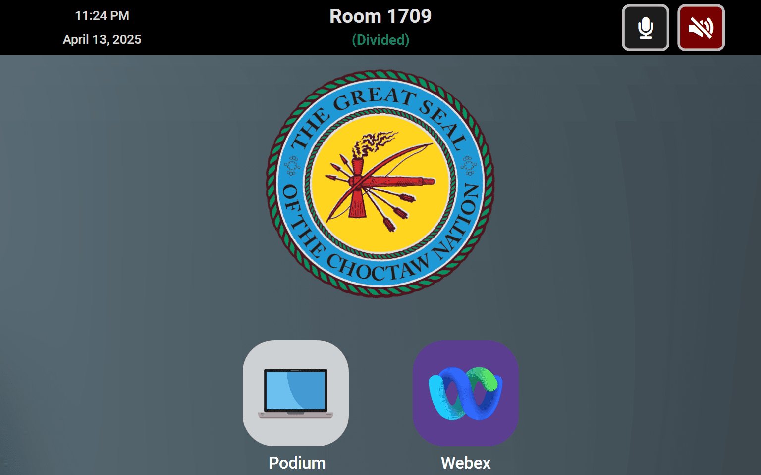 Choctaw Casinos & Resorts - Choctaw Nation of Oklahoma Headquarters touch panel interface, image 2