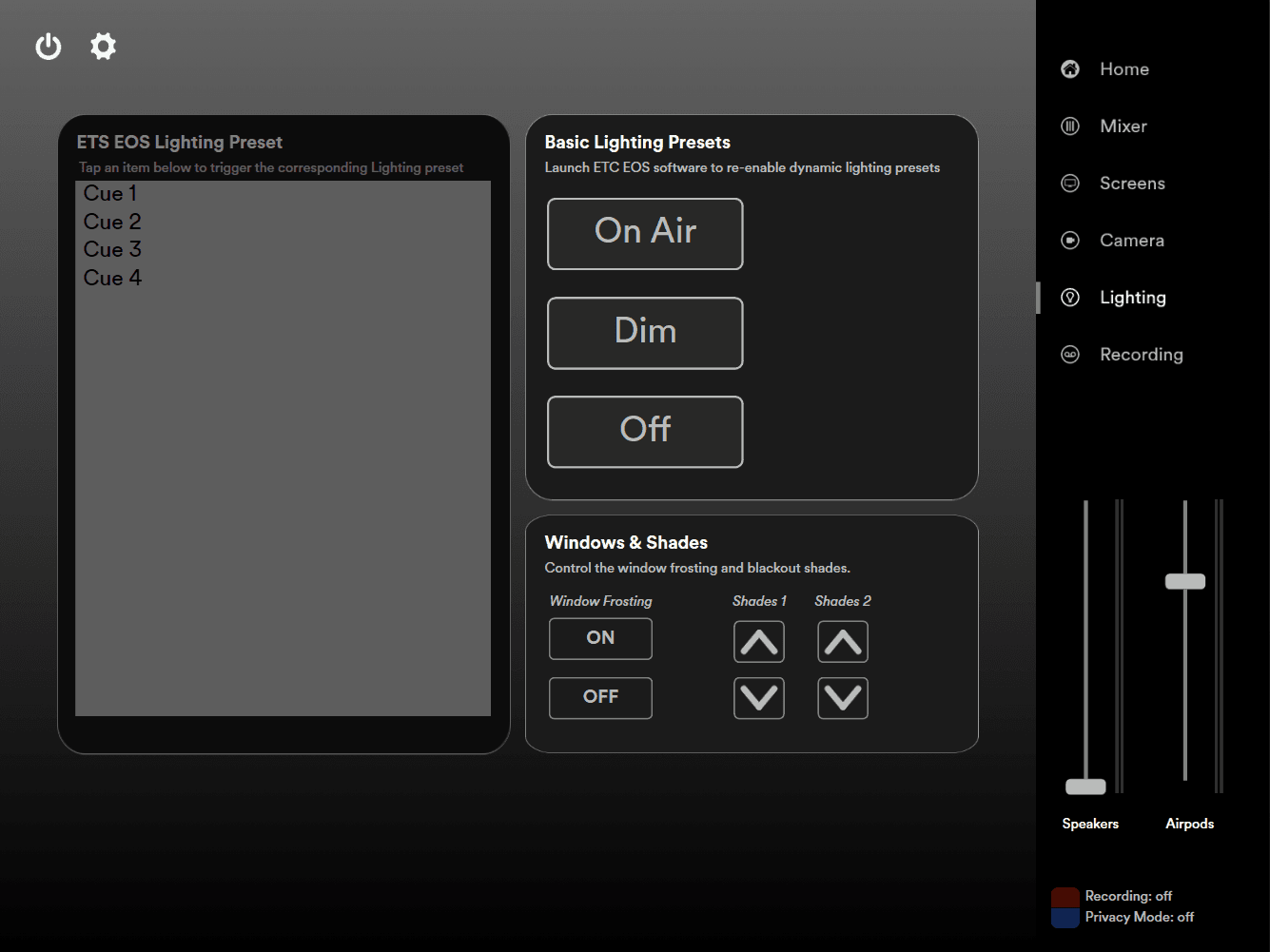 Spotify - Broadcast Studio touch panel interface, image 6