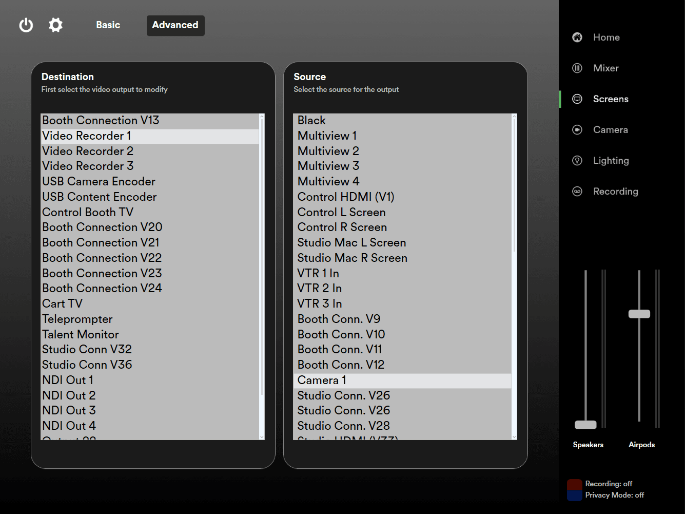 Spotify - Broadcast Studio touch panel interface, image 7